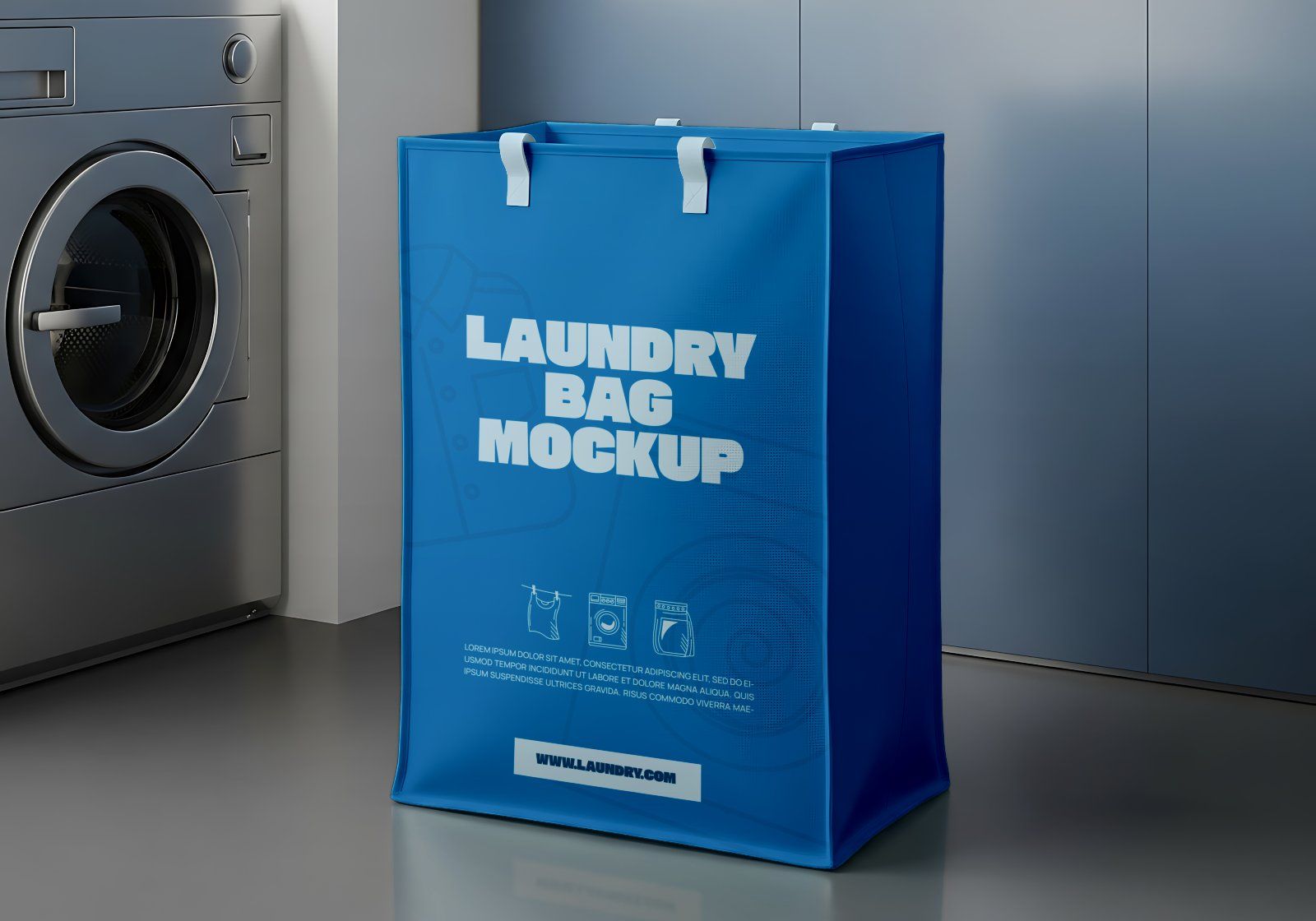 Laundry Shop Mockup Bundle – 15 PSD Templates for Branding, Packaging, and Interior Display — image 10