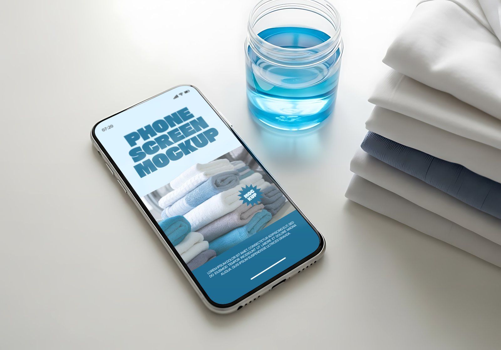 Laundry Shop Mockup Bundle – 15 PSD Templates for Branding, Packaging, and Interior Display — image 4