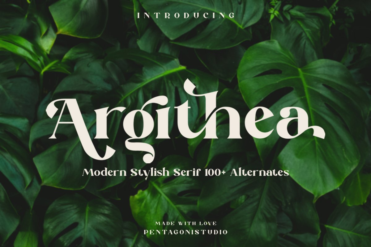 Argithea | Modern Serif Font — image 1
