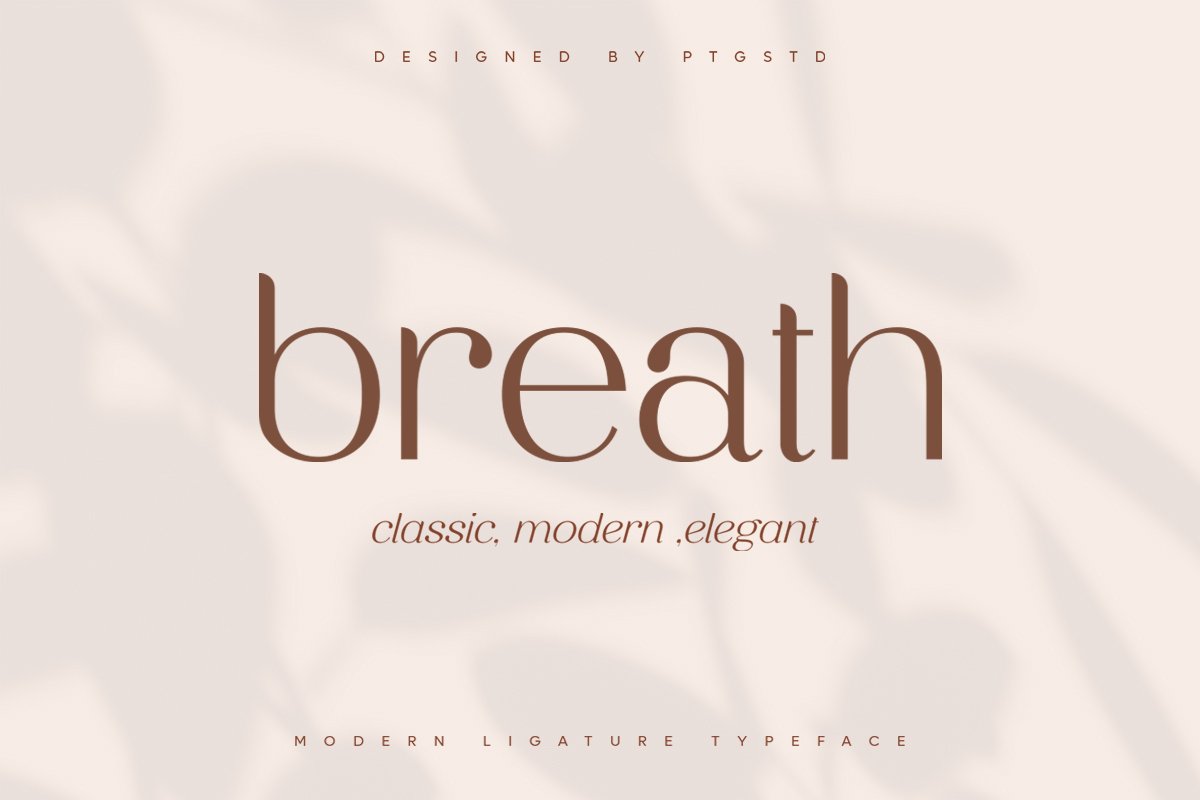 Breath | Modern Ligature Serif — image 10