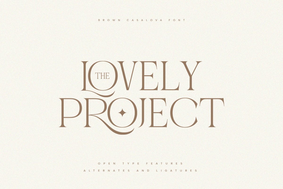 Brown Casalova | Stylish Typeface — image 9