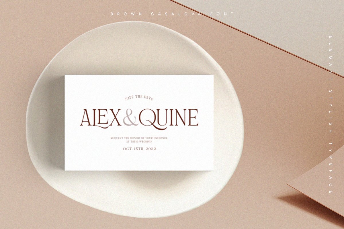 Brown Casalova | Stylish Typeface — image 6