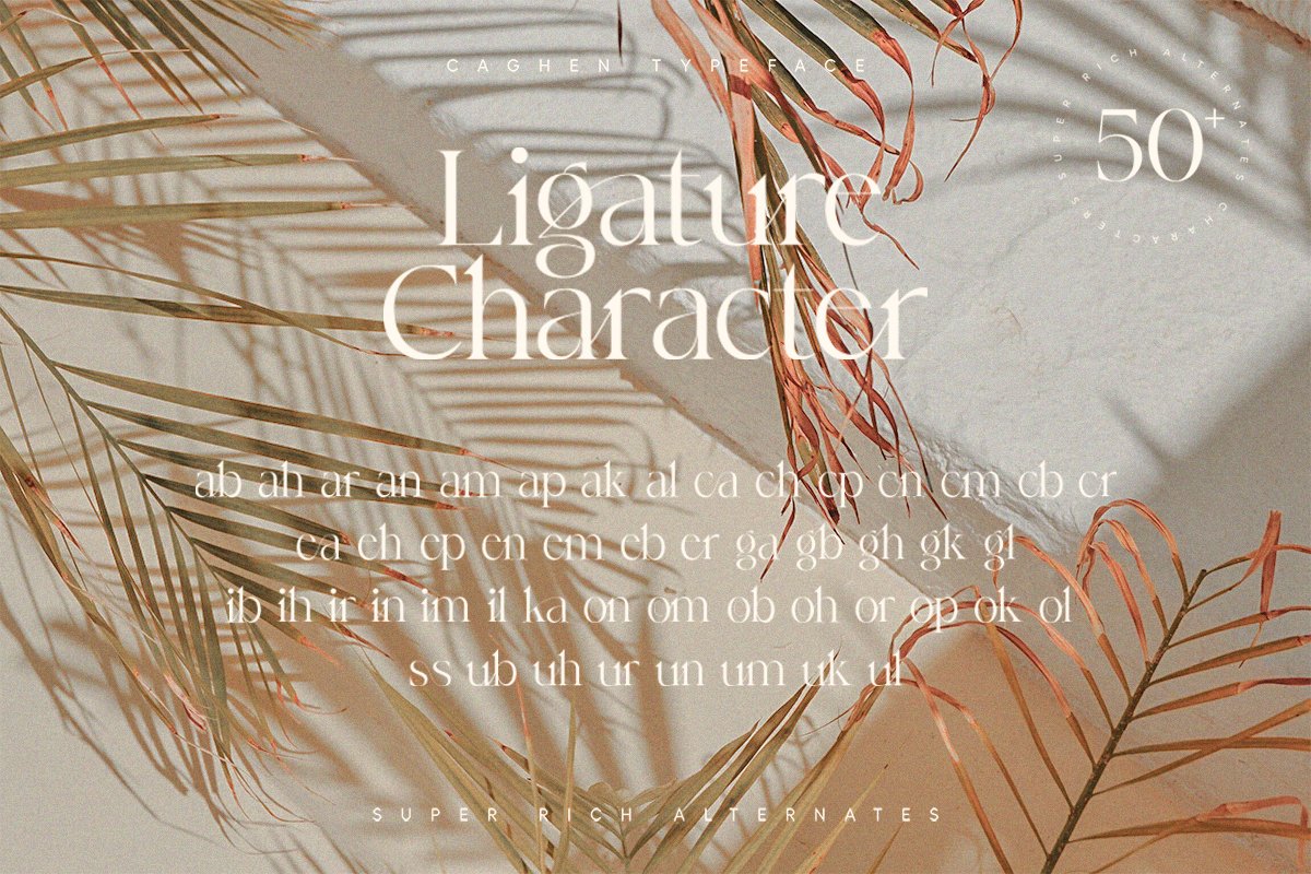 Caghen | Rich Ligature Serif — image 3