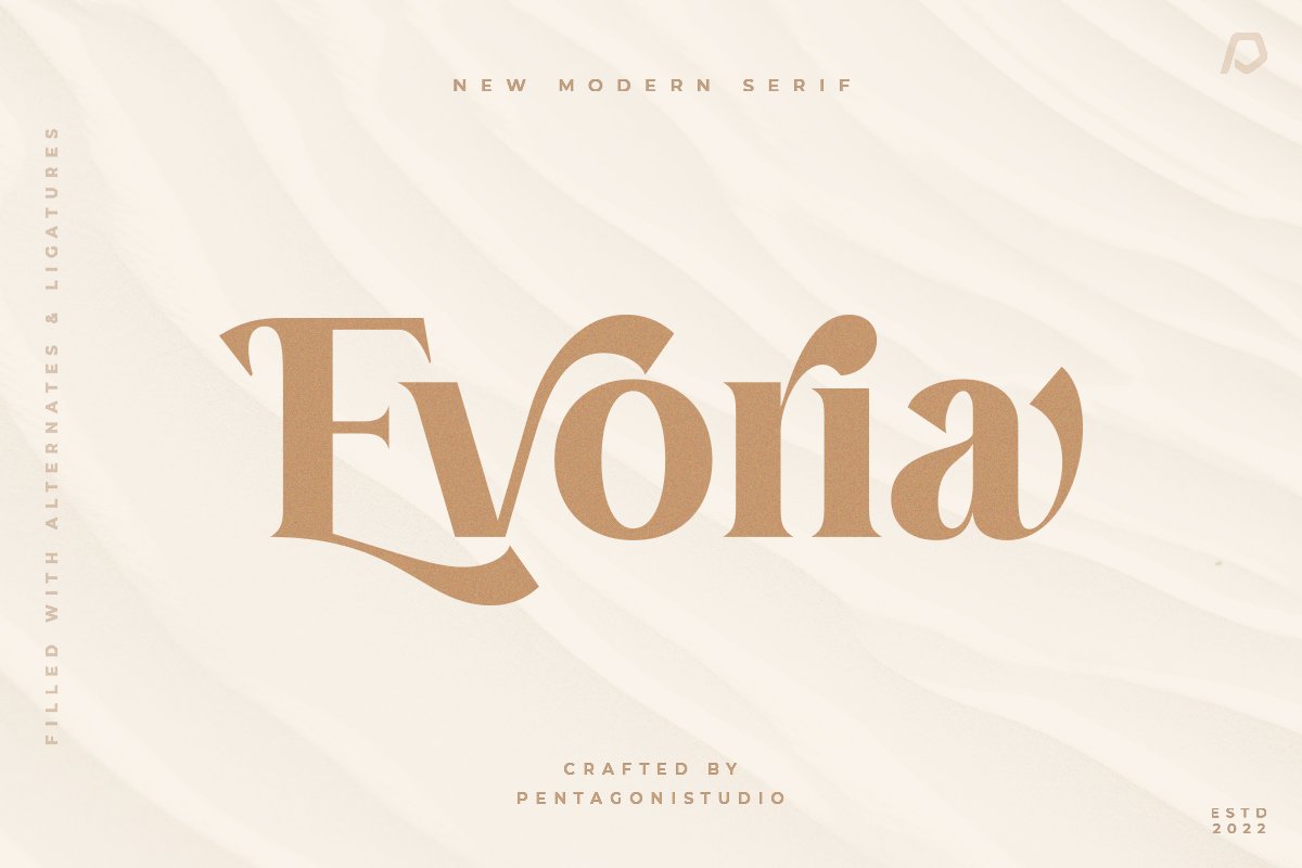 Evoria | Modern Serif Font — image 12