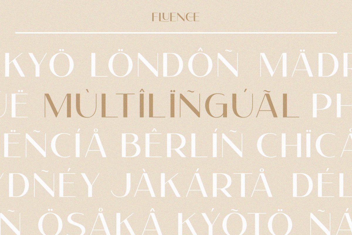 Fluence | Elegant Modern Sans Font — image 2