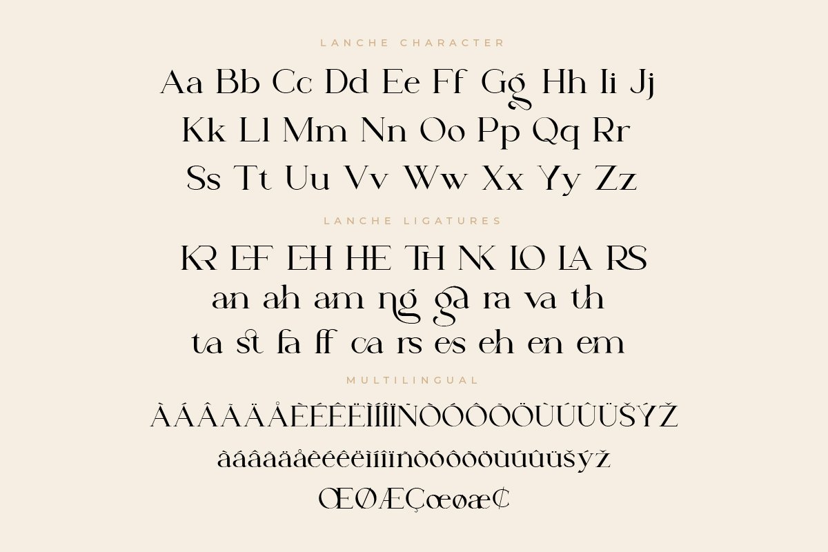 Lanche | Modern Elegant Serif Font — image 1
