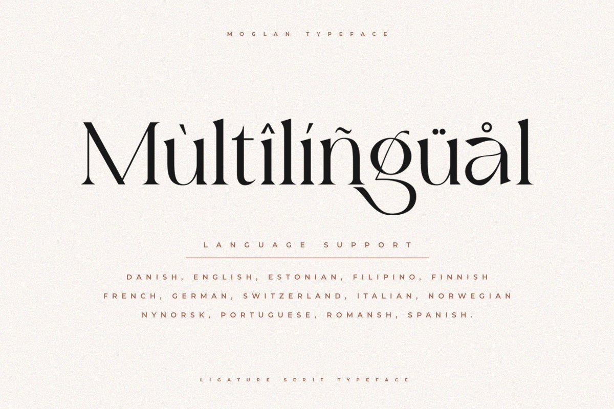 Moglan | Ligature Serif Typeface — image 2