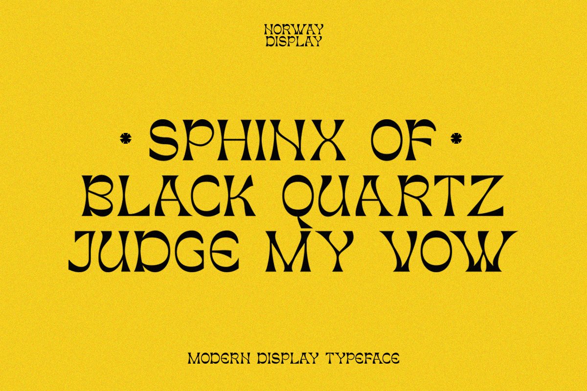 Norway | Authentic Display Typeface — image 9