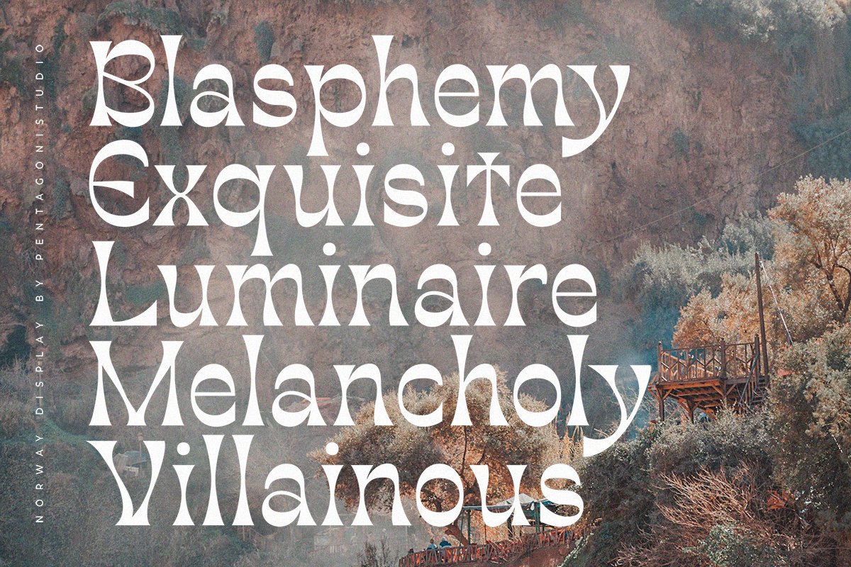 Norway | Authentic Display Typeface — image 6