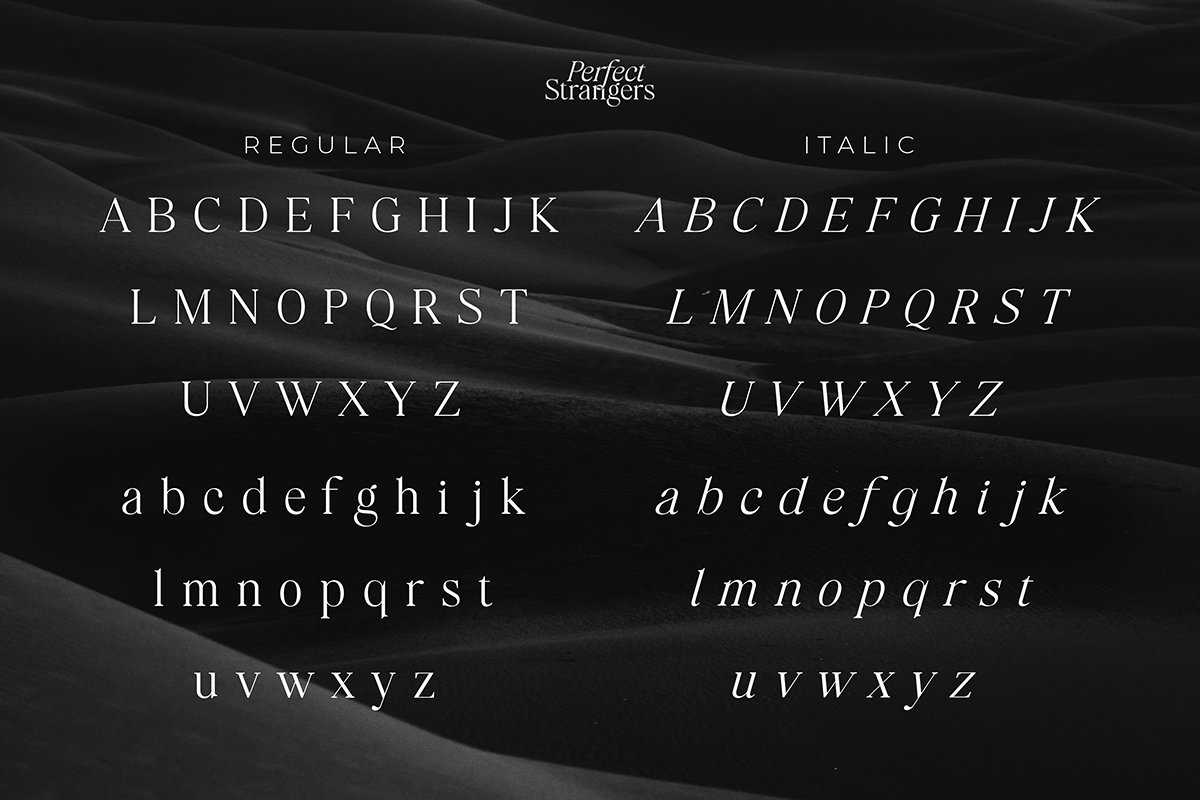 Perfect Strangers I Elegant Serif — image 2