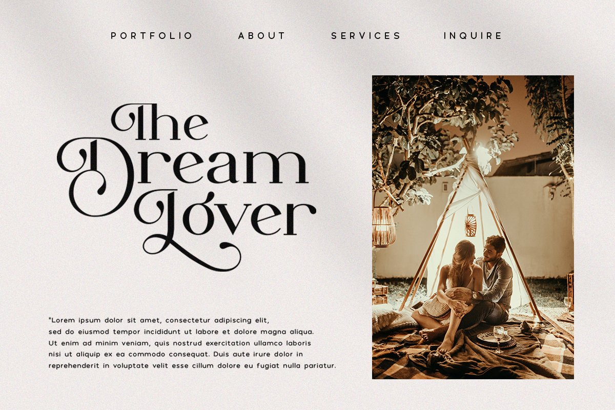 The Dough | Luxury Style Serif Font — image 10