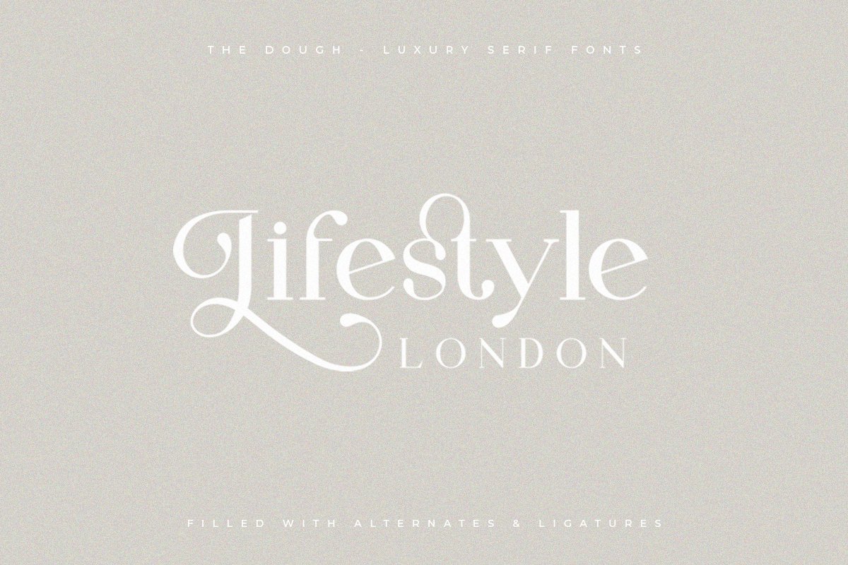 The Dough | Luxury Style Serif Font — image 5