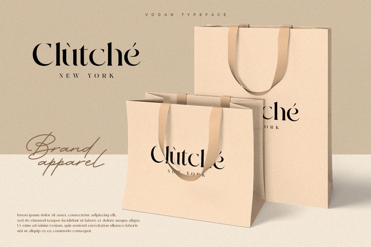 Vodan | Classic Stencil Serif Font — image 4