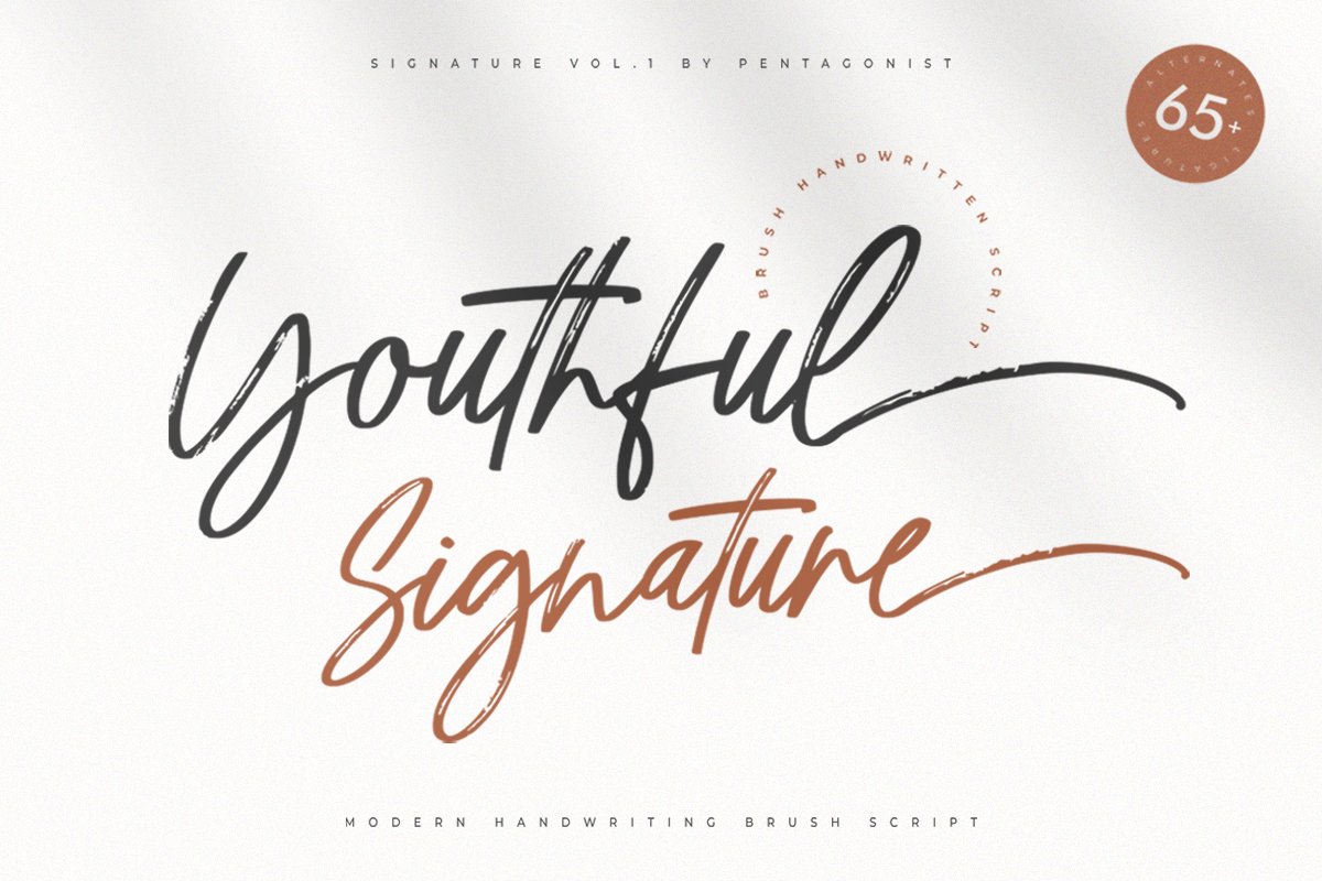 Youthful | Signature Script Font — image 11