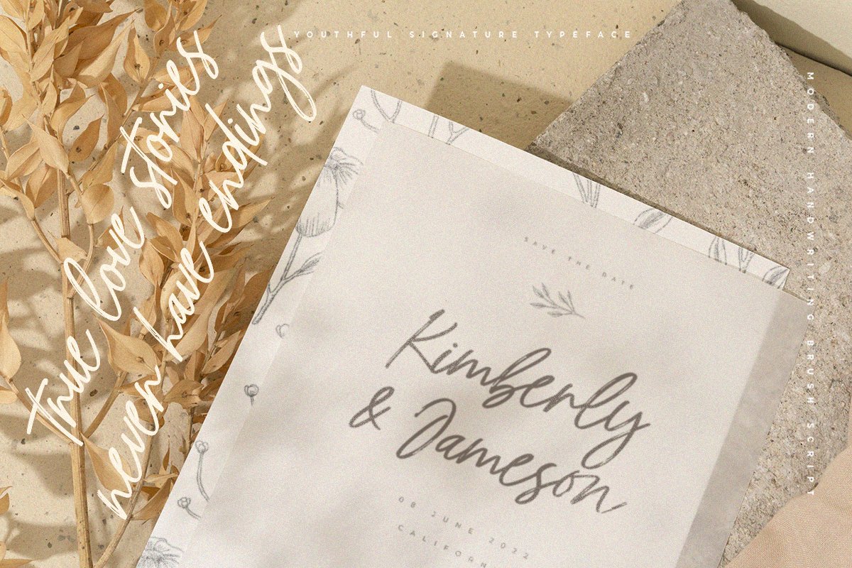 Youthful | Signature Script Font — image 3