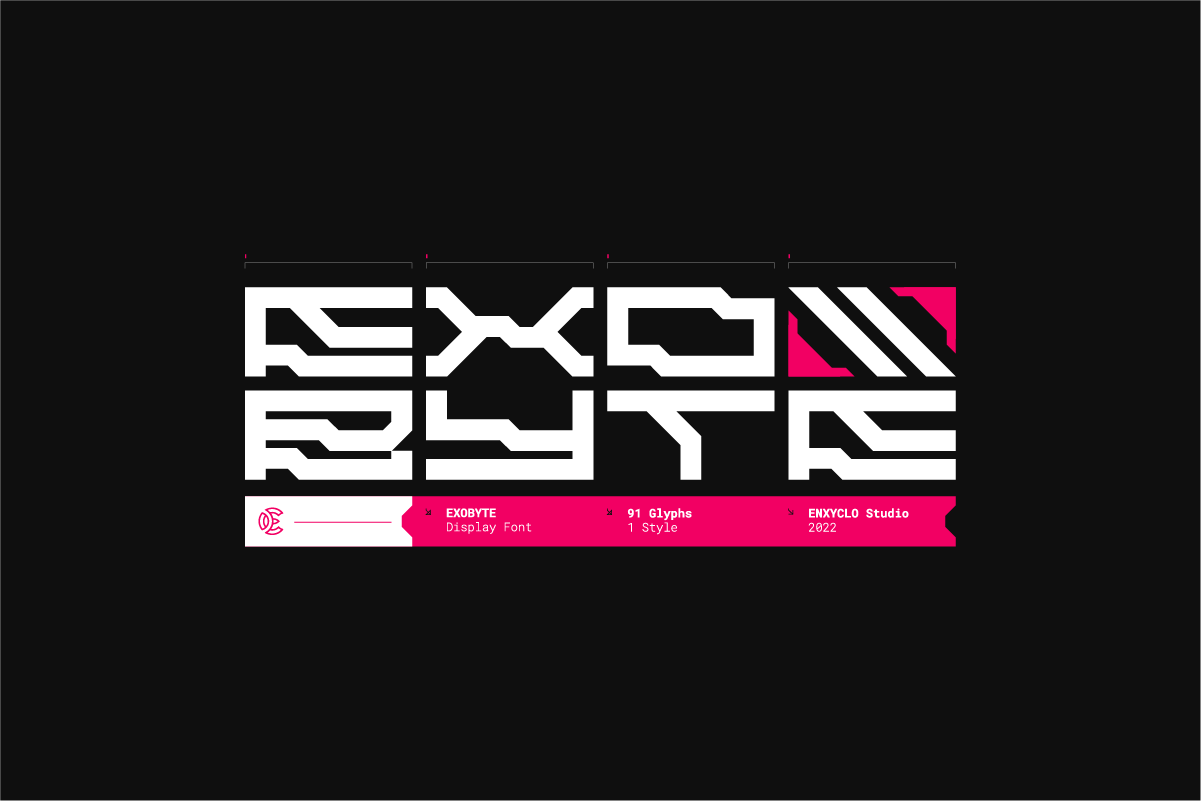 EXOBYTE - Futuristic Font — image 7