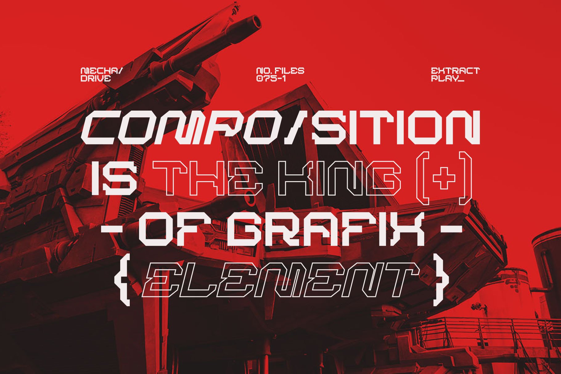 BARKMO36 - Futuristic Mecha Font — image 9