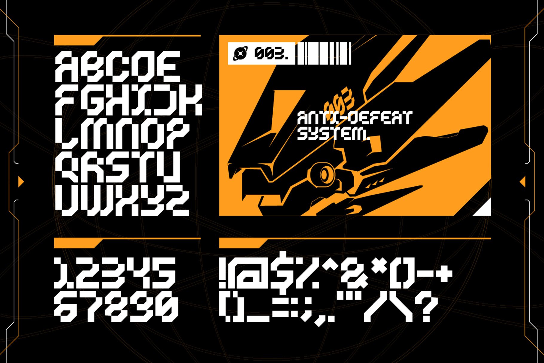 CYKLONE - Futuristic Display Font — image 4