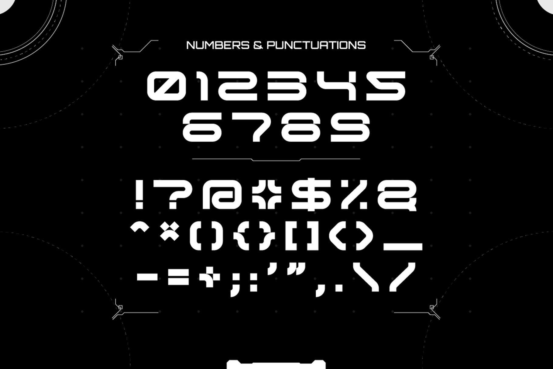 OSCURA - Futuristic Display Font — image 5