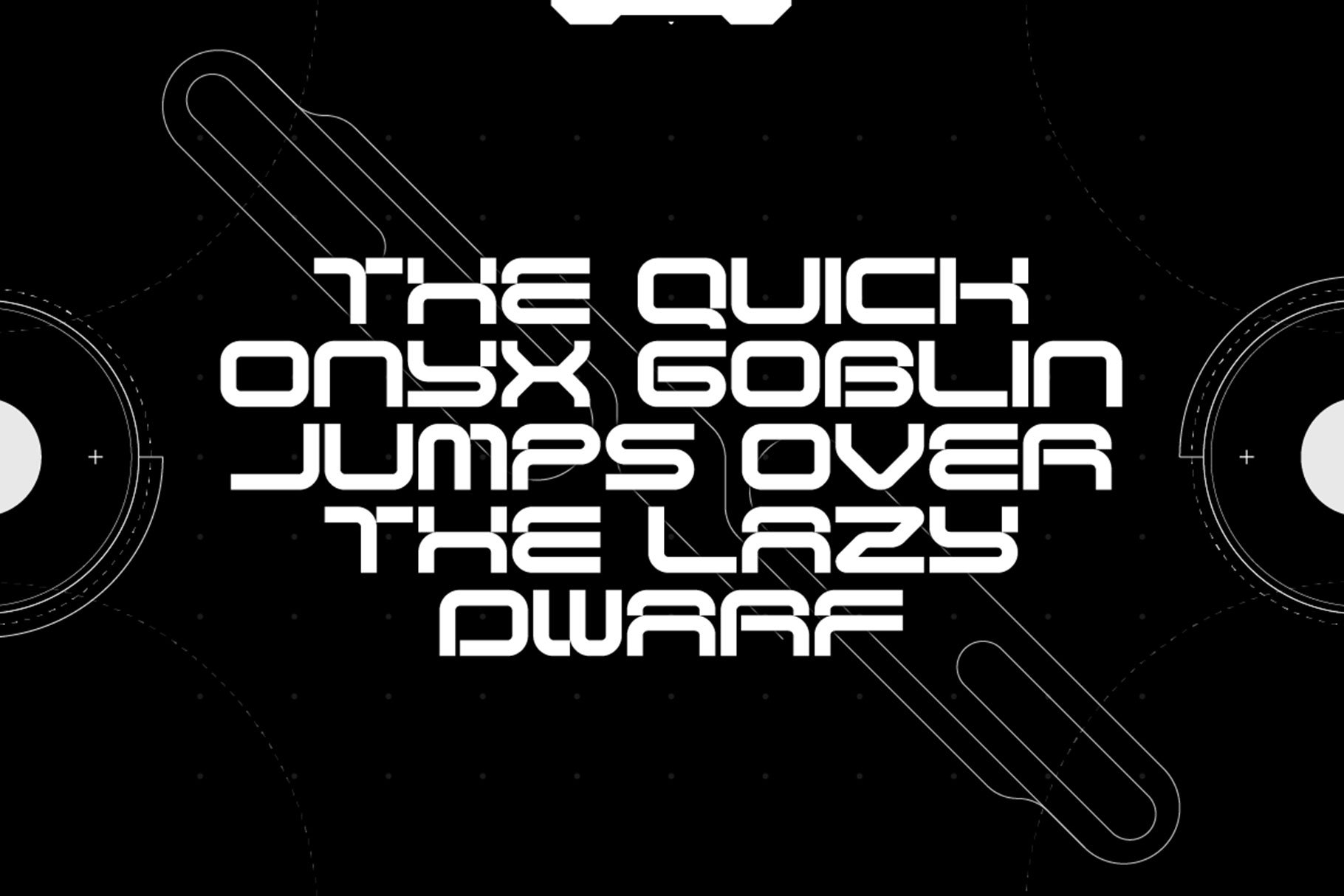 OSCURA - Futuristic Display Font — image 4