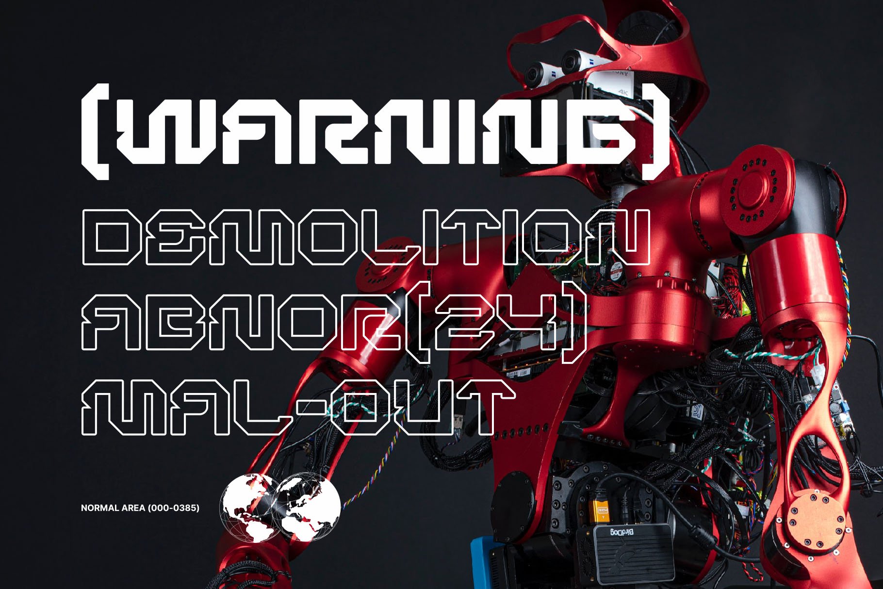 BERGAN - Futuristic Display Font — image 7
