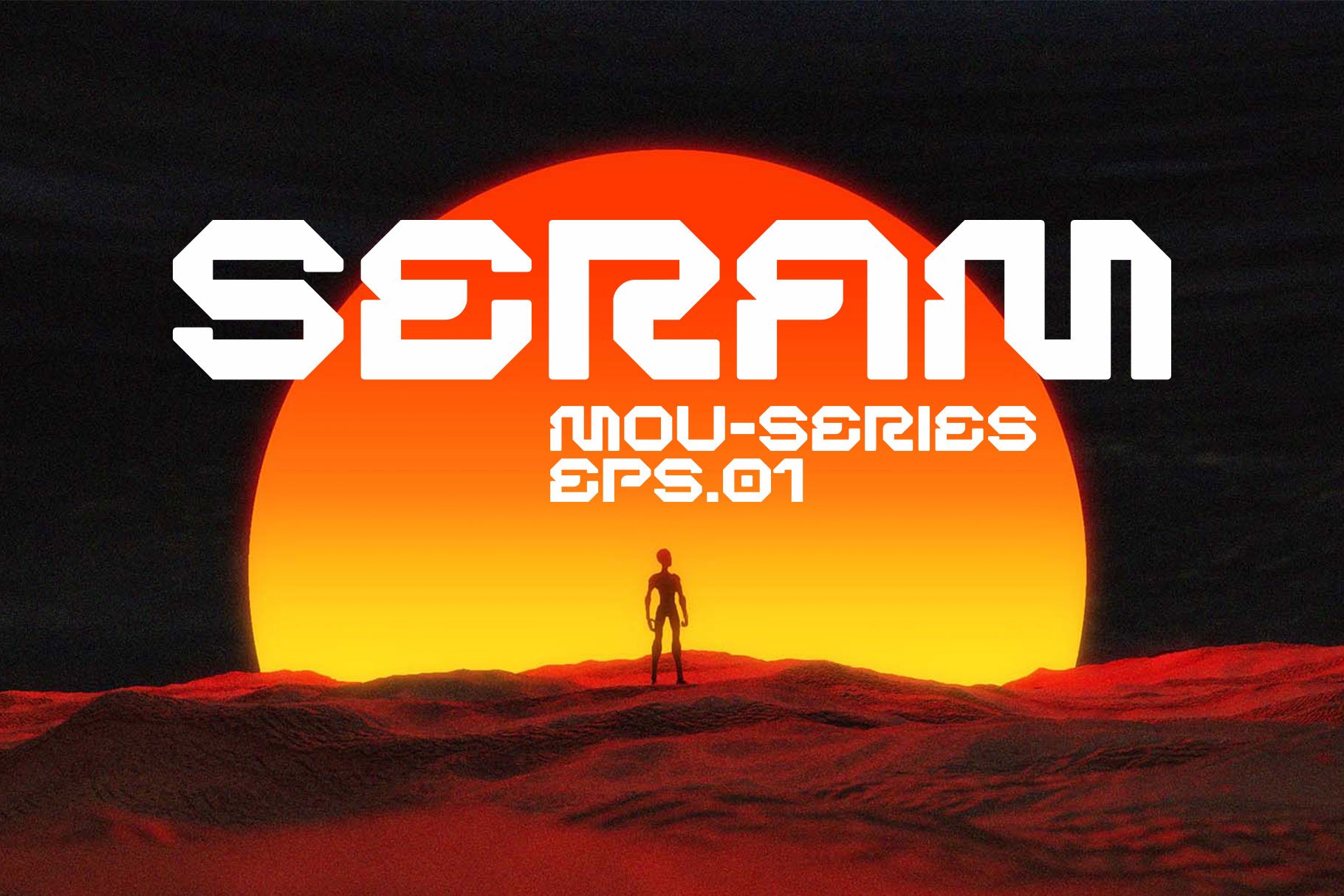 BERGAN - Futuristic Display Font — image 5