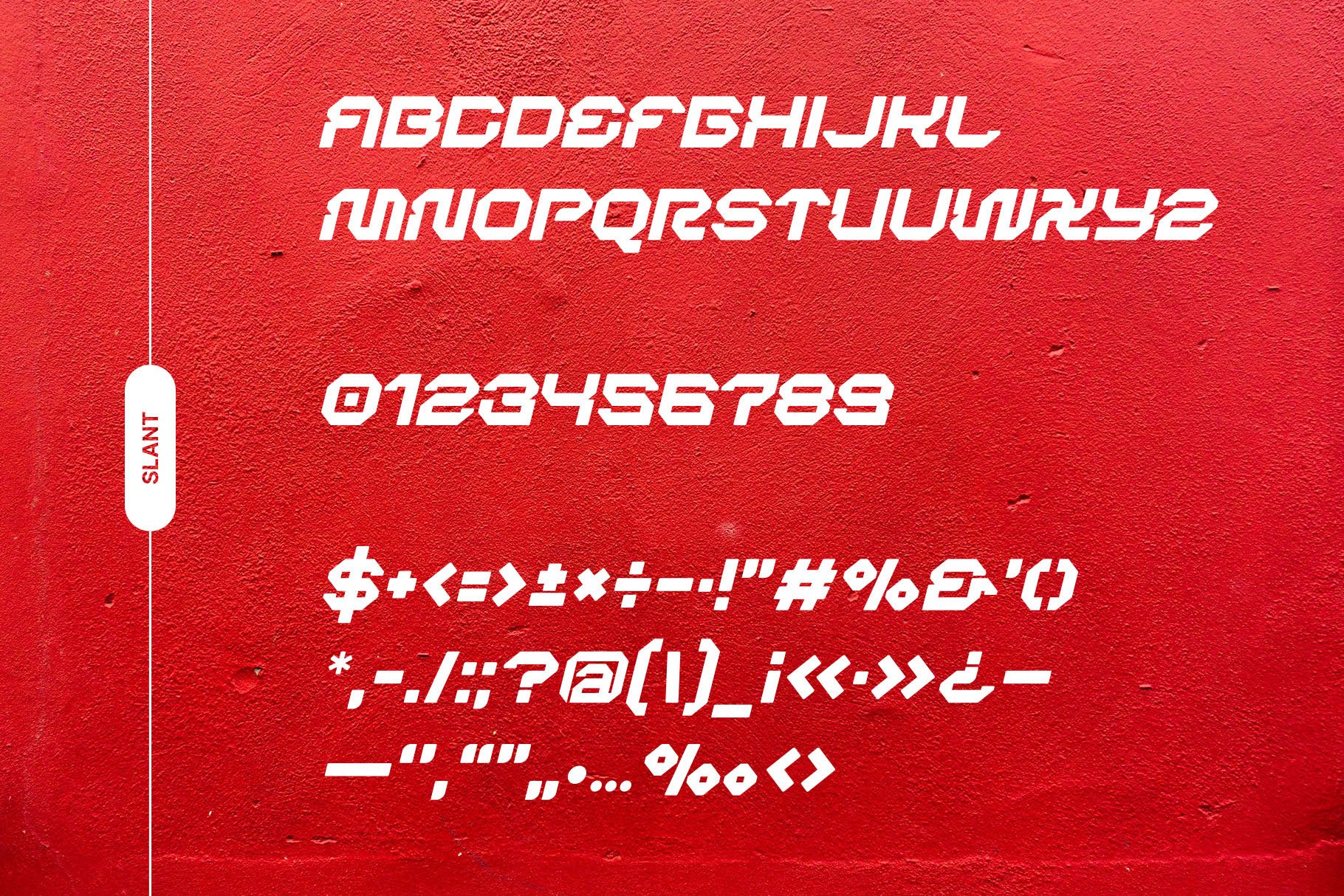 BERGAN - Futuristic Display Font — image 3