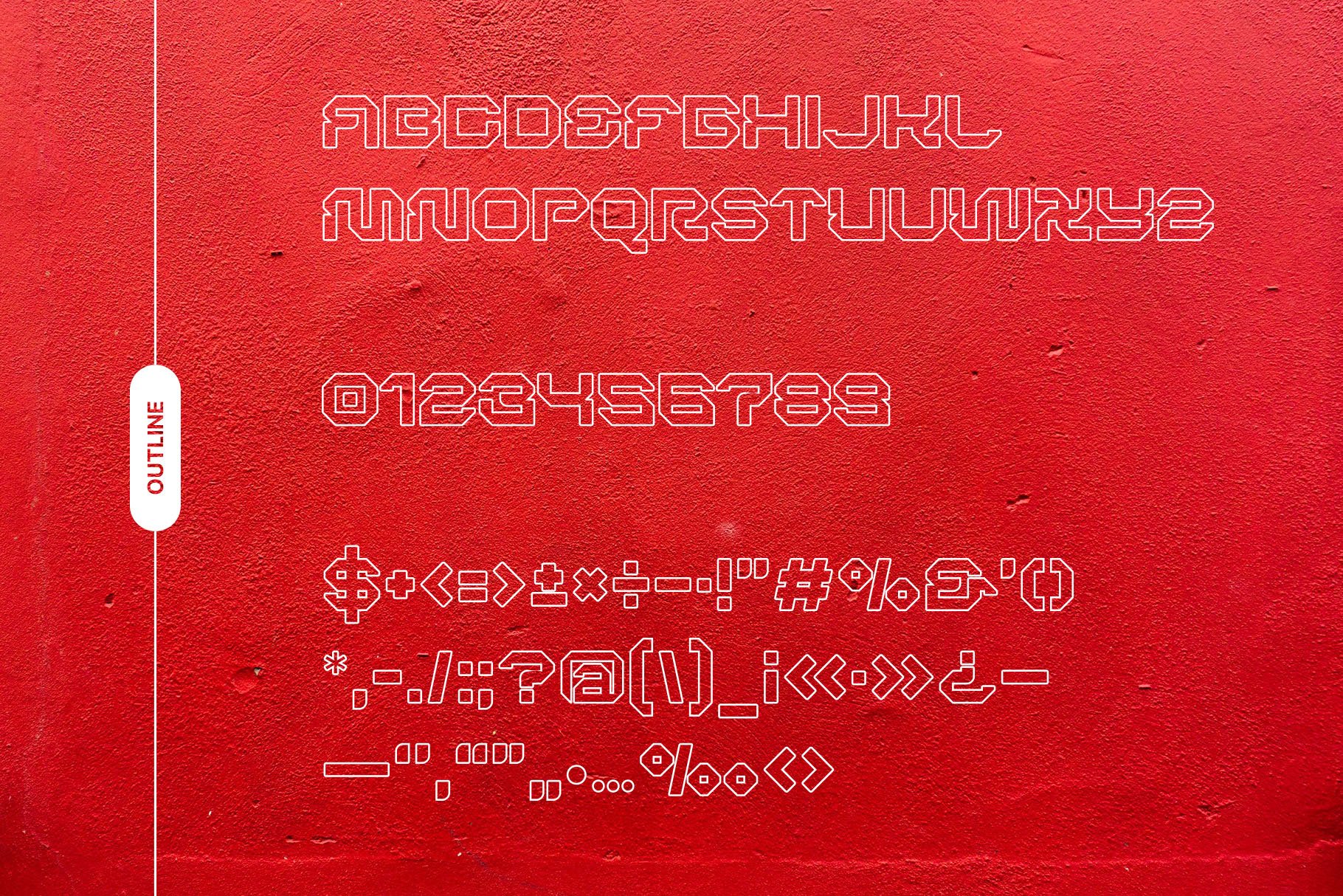 BERGAN - Futuristic Display Font — image 2