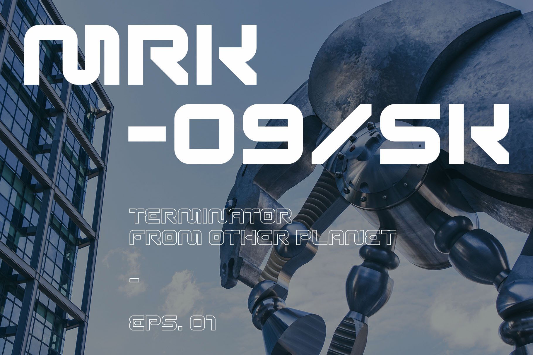 MOREKS - Futuristic Display Font — image 2
