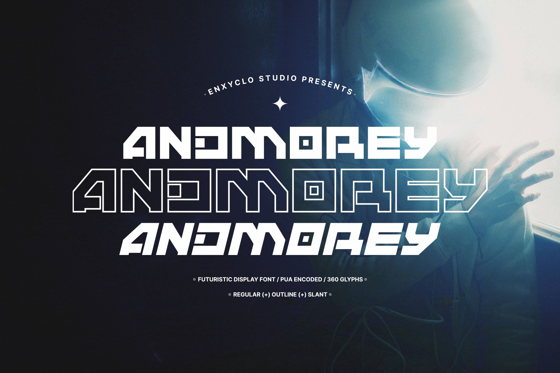 ANDMOREY - Futuristic Display Font — image 10