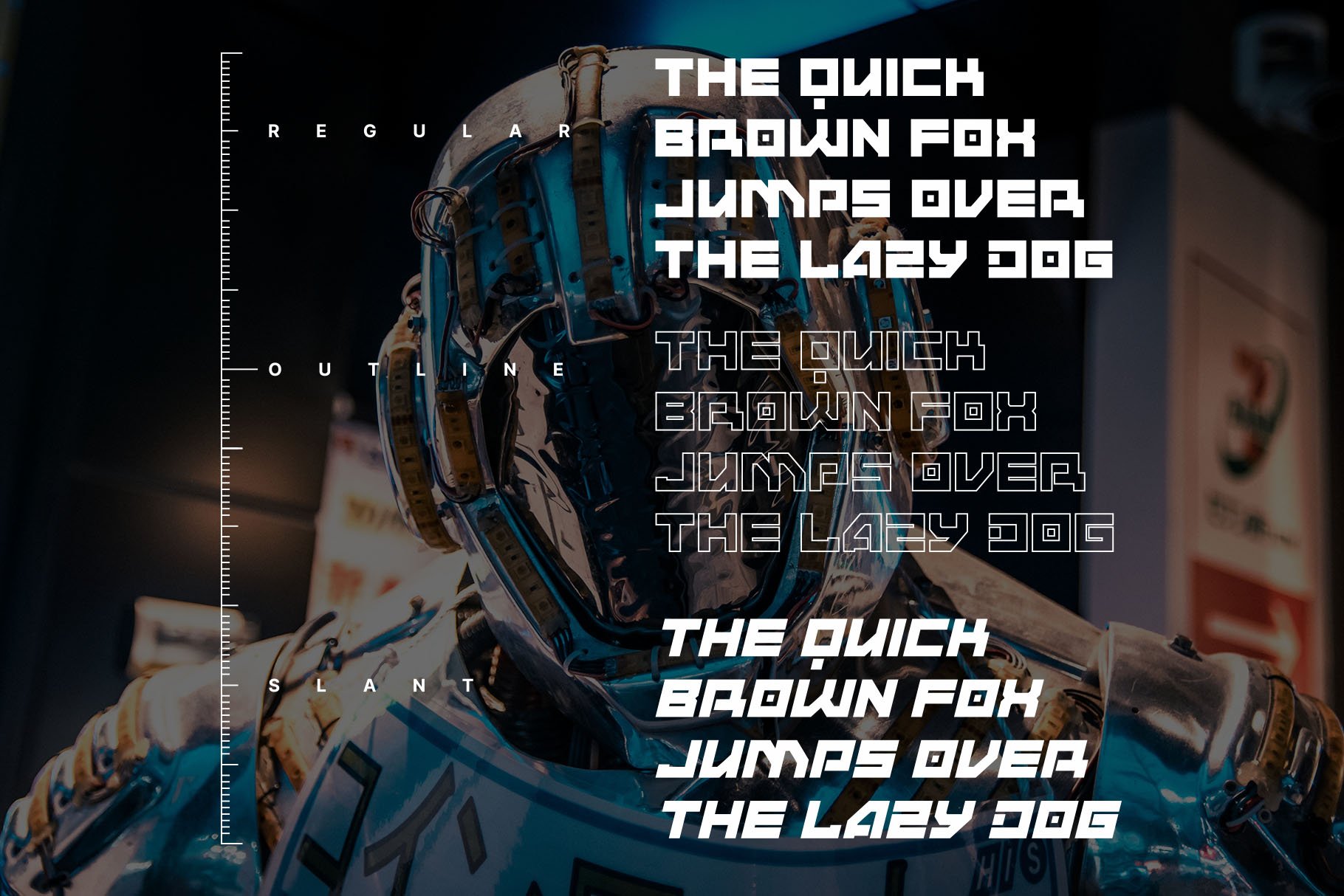 ANDMOREY - Futuristic Display Font — image 6