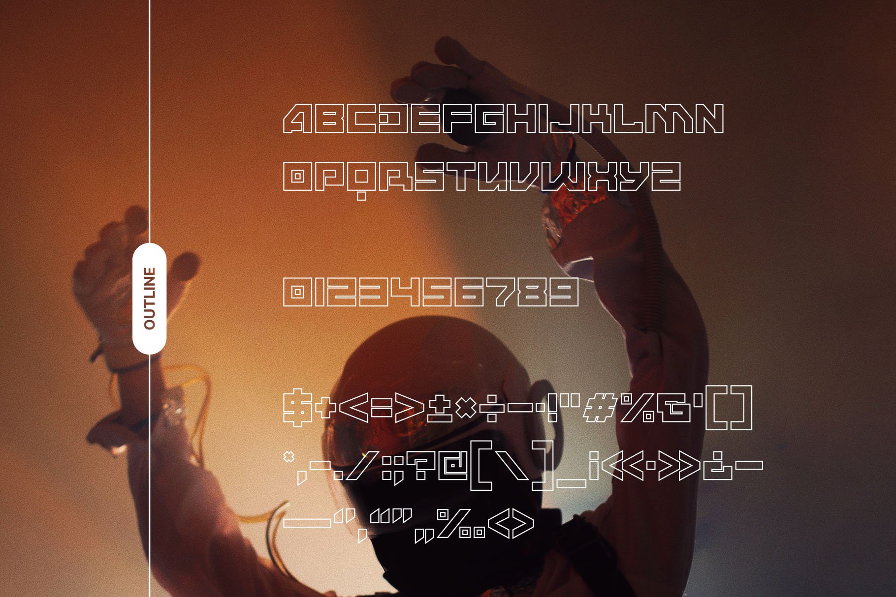 ANDMOREY - Futuristic Display Font — image 3