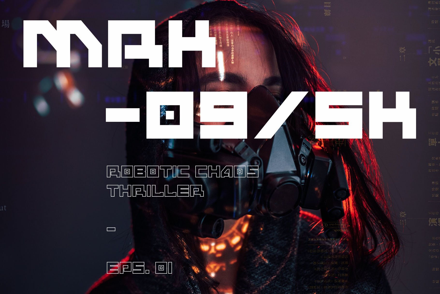 ANDMOREY - Futuristic Display Font — image 2