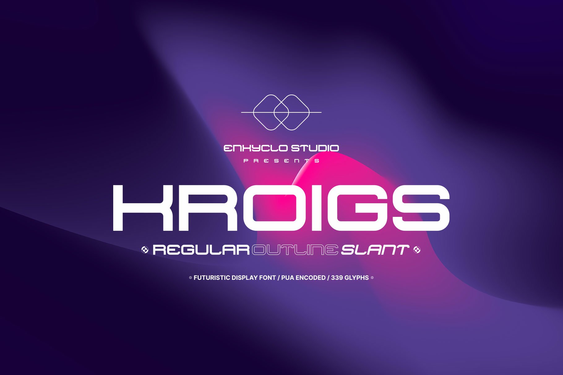 KROIGS - Futuristic Display Font — image 9
