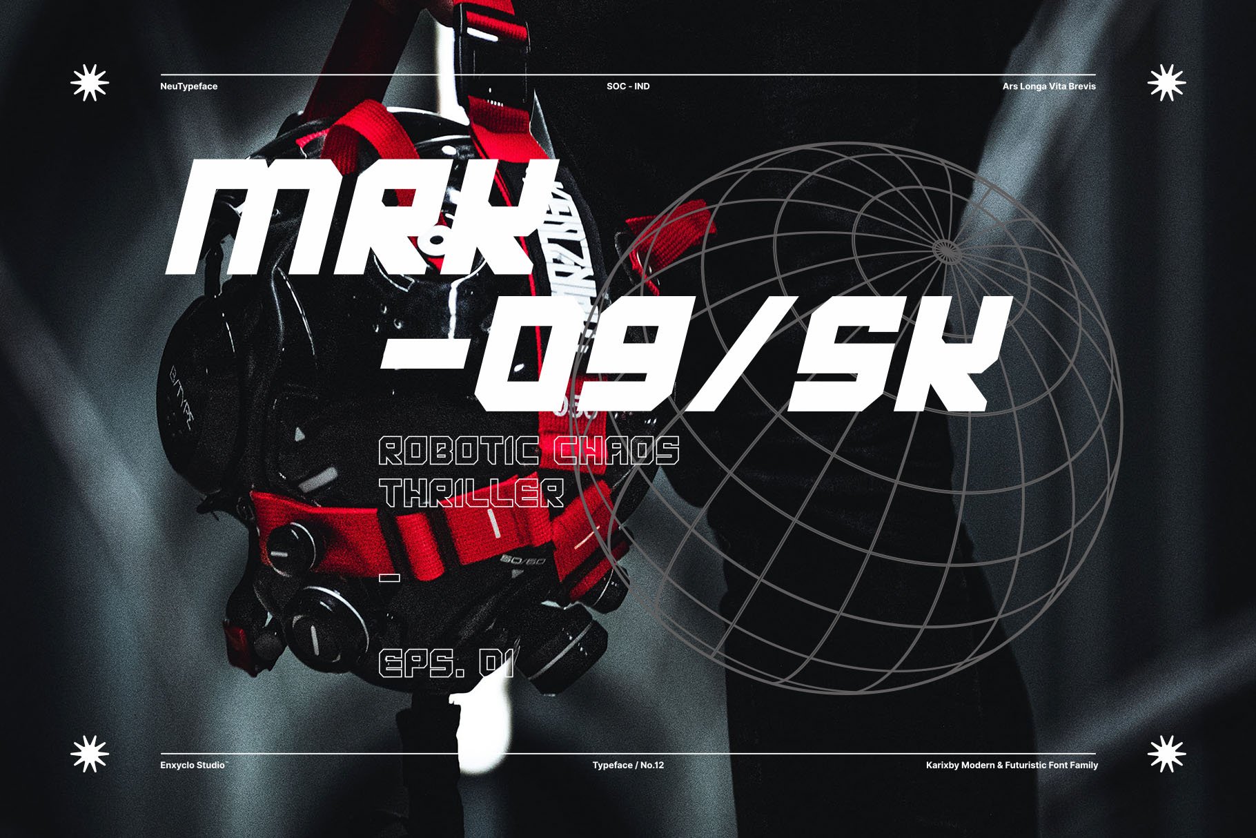 KARIXBY - Futuristic Display Font — image 8