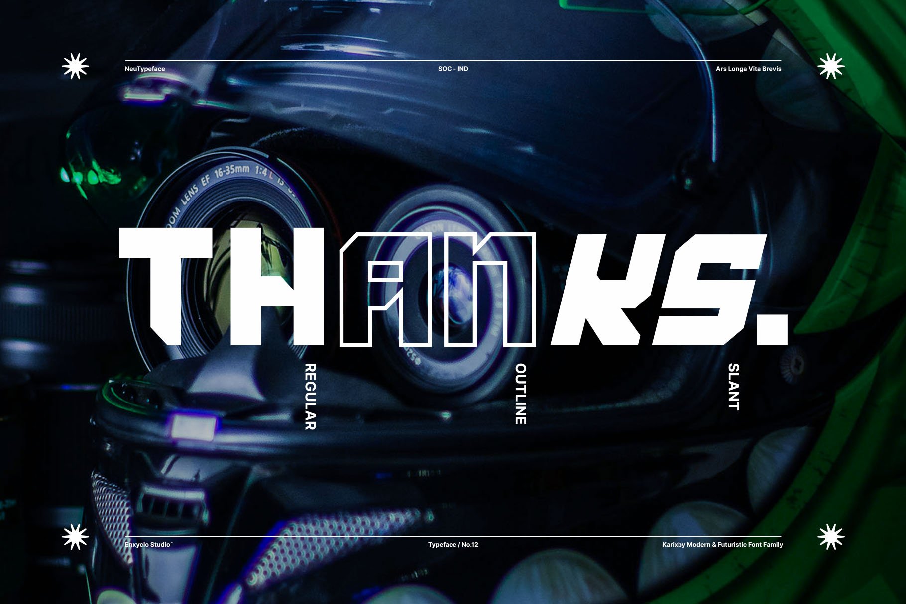 KARIXBY - Futuristic Display Font — image 10