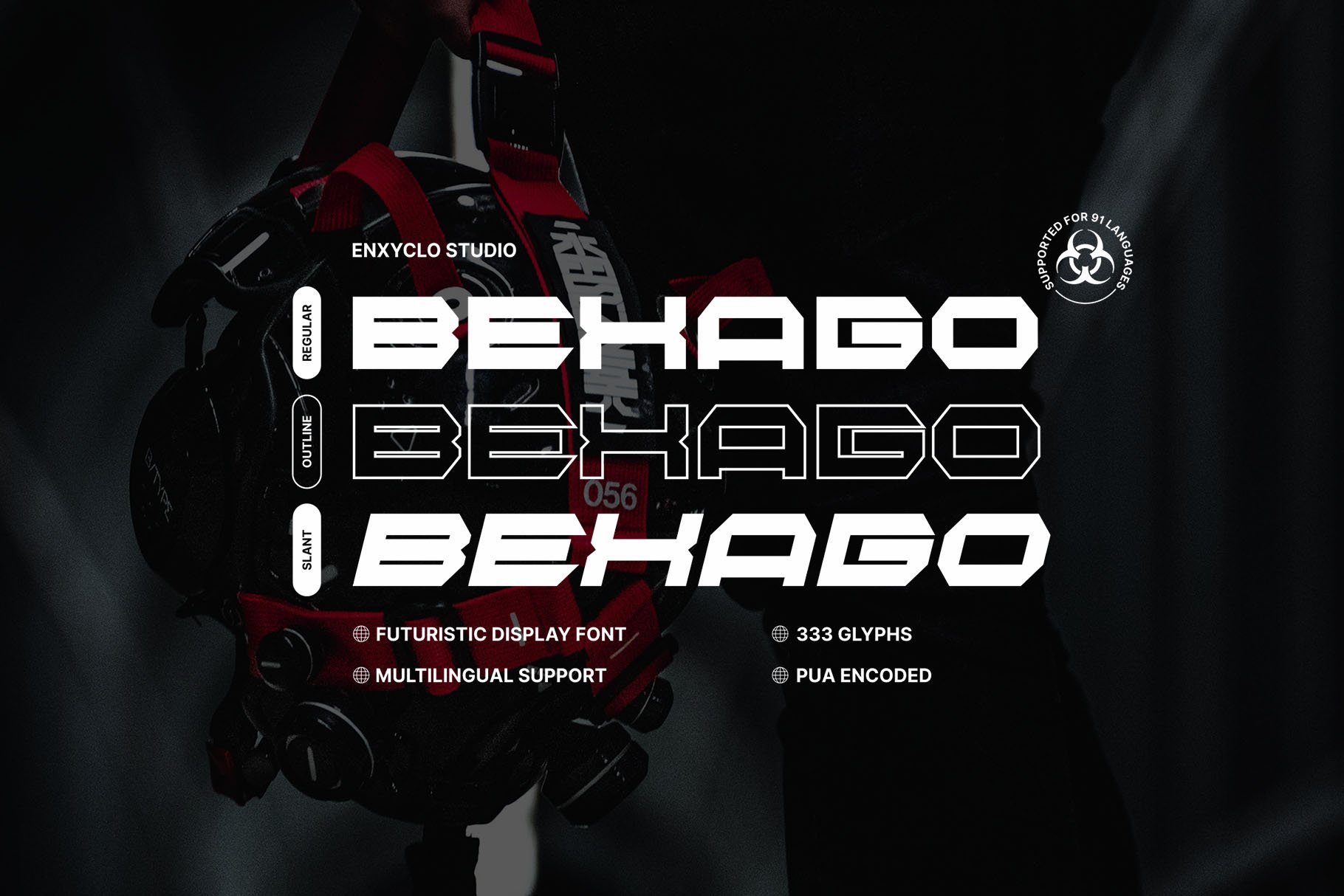 BEXAGO - Futuristic Display Font — image 10