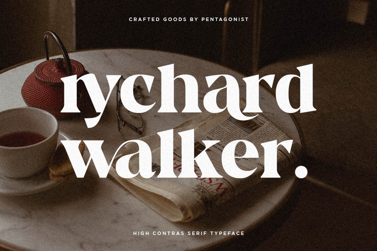 Rychard Walker | Modern Serif Font — image 12