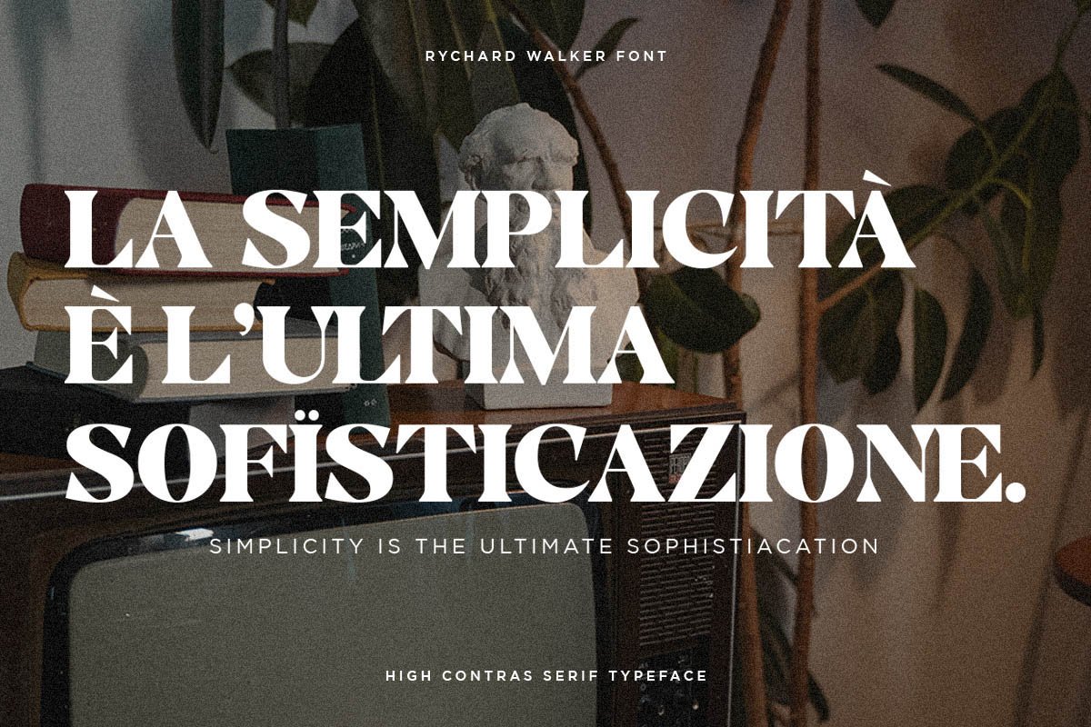 Rychard Walker | Modern Serif Font — image 10