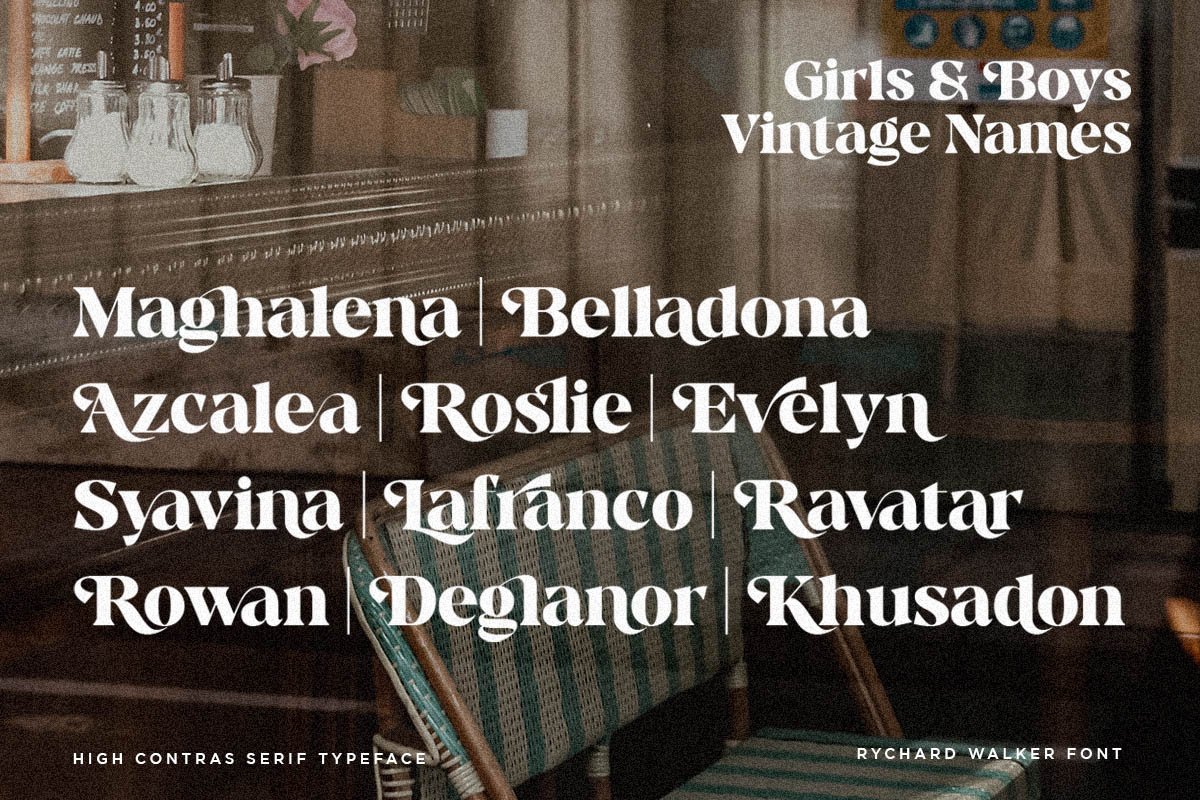Rychard Walker | Modern Serif Font — image 8