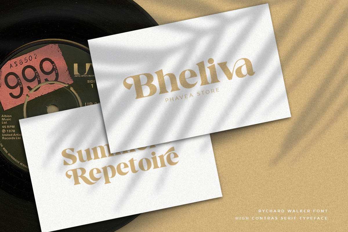 Rychard Walker | Modern Serif Font — image 2
