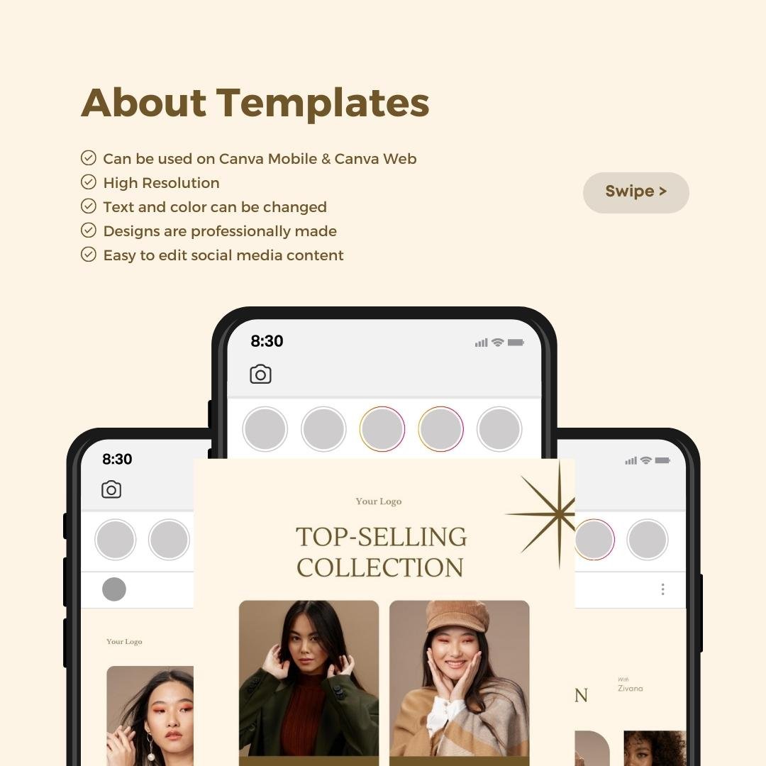 Instagram Design Template Fashion For Clothing Store | Canva Template — image 2