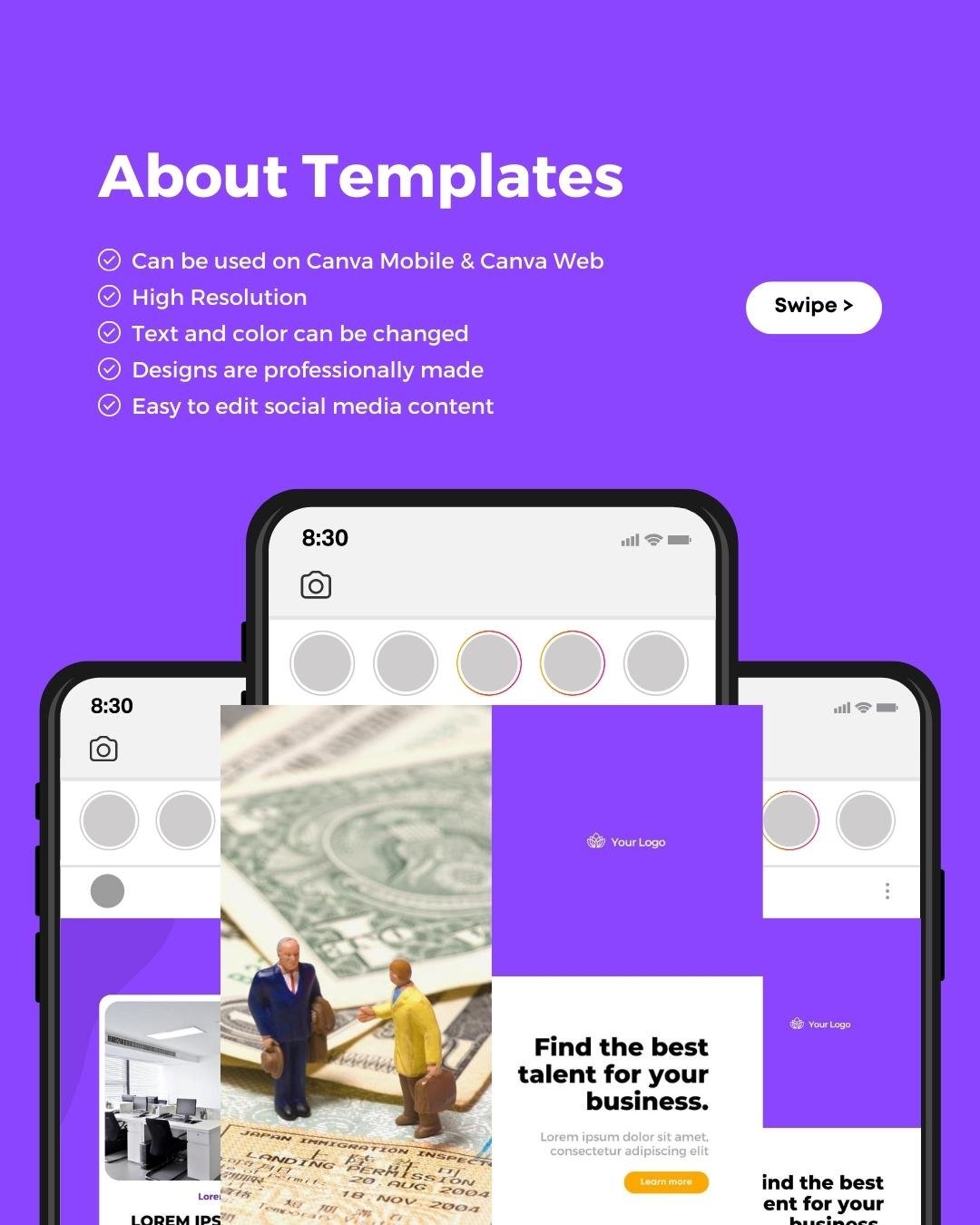Instagram Design Template Business For Small Company/Business | Canva Template — image 4