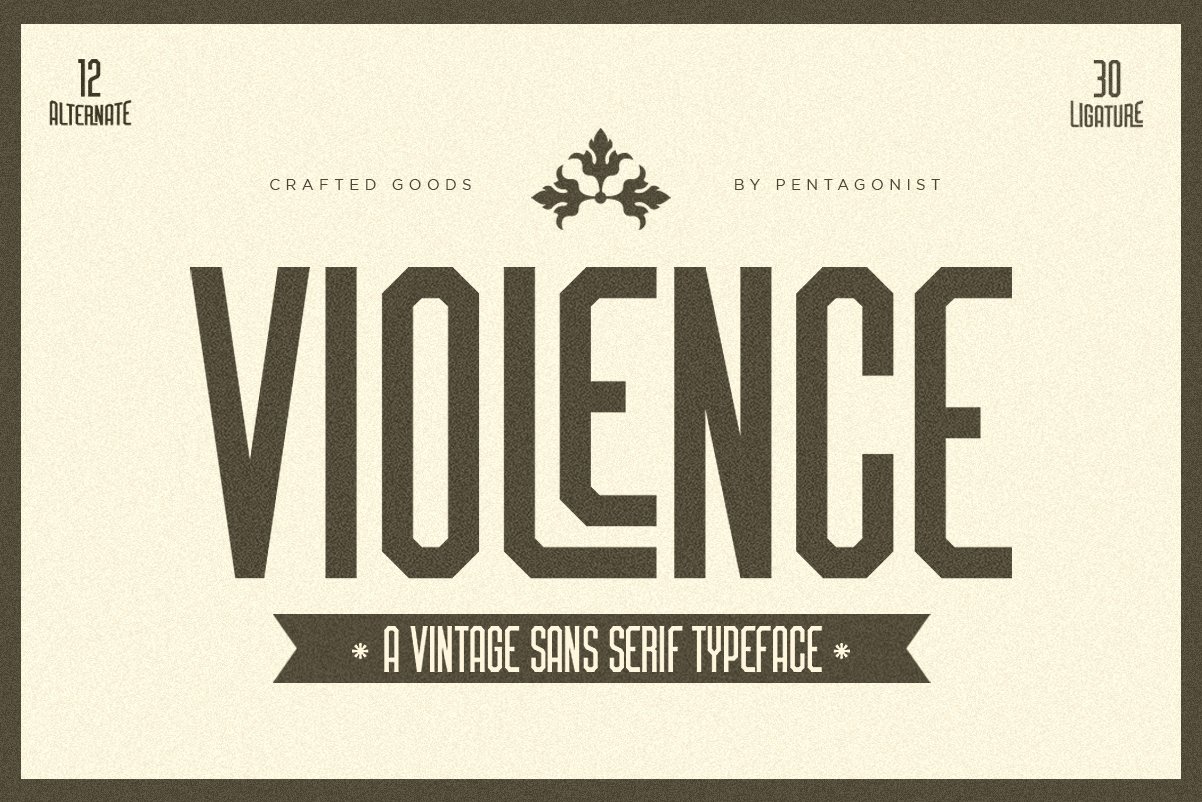 Violence | Retro Sans — image 11