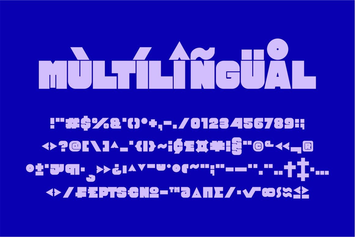 Fat Chubby Sans Serif Font — image 11