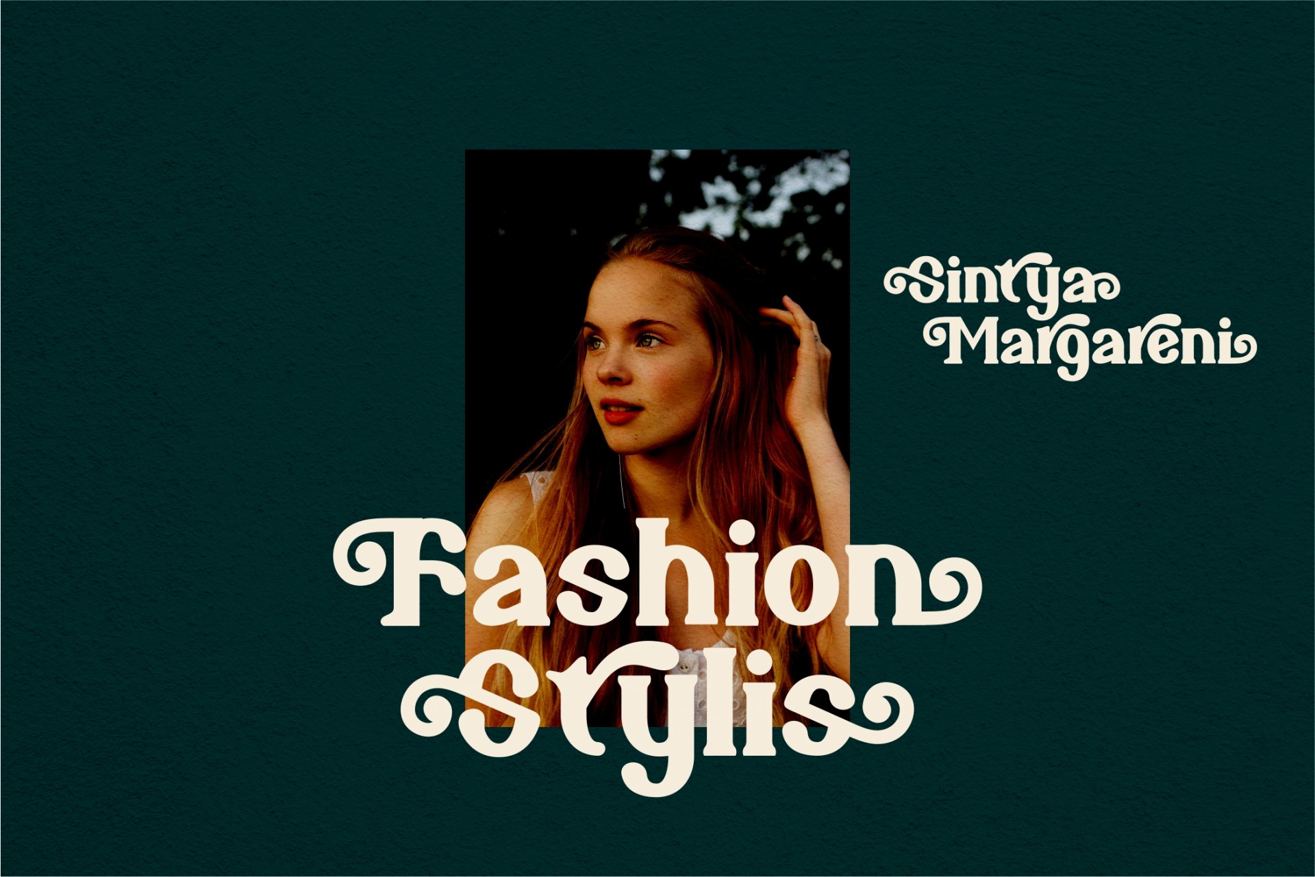 Bareno modern retro serif font — image 3