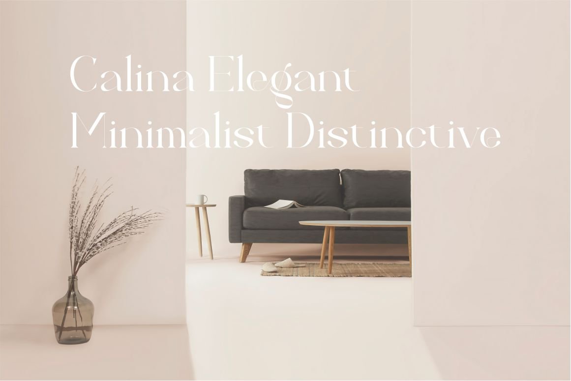 Calina serif classy font — image 3