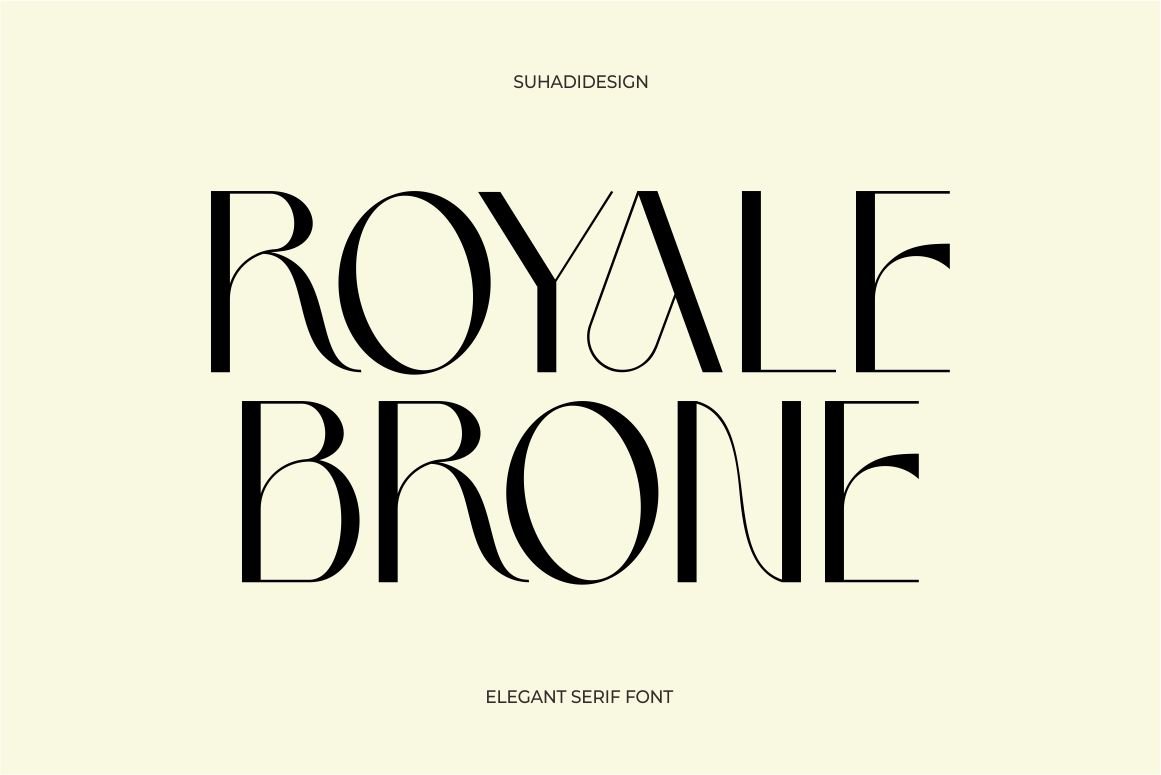 Royale Brone Elegant Stylish Serif Font — image 1