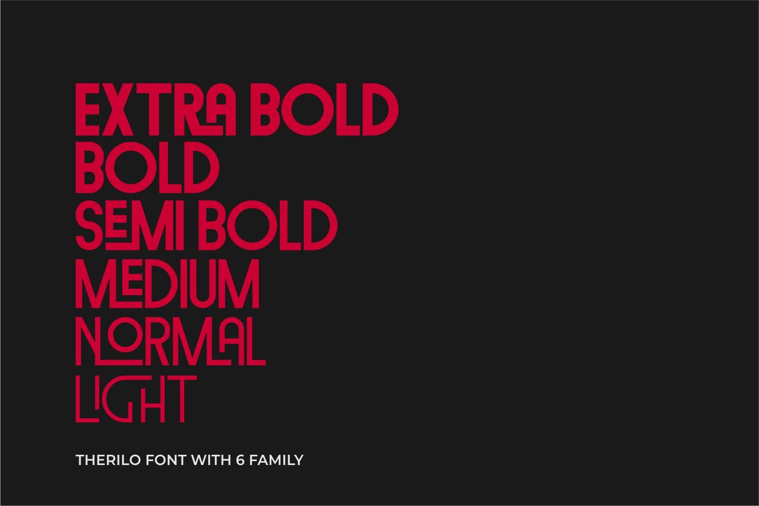 Therilo - Sans Serif Monogram Font — image 3