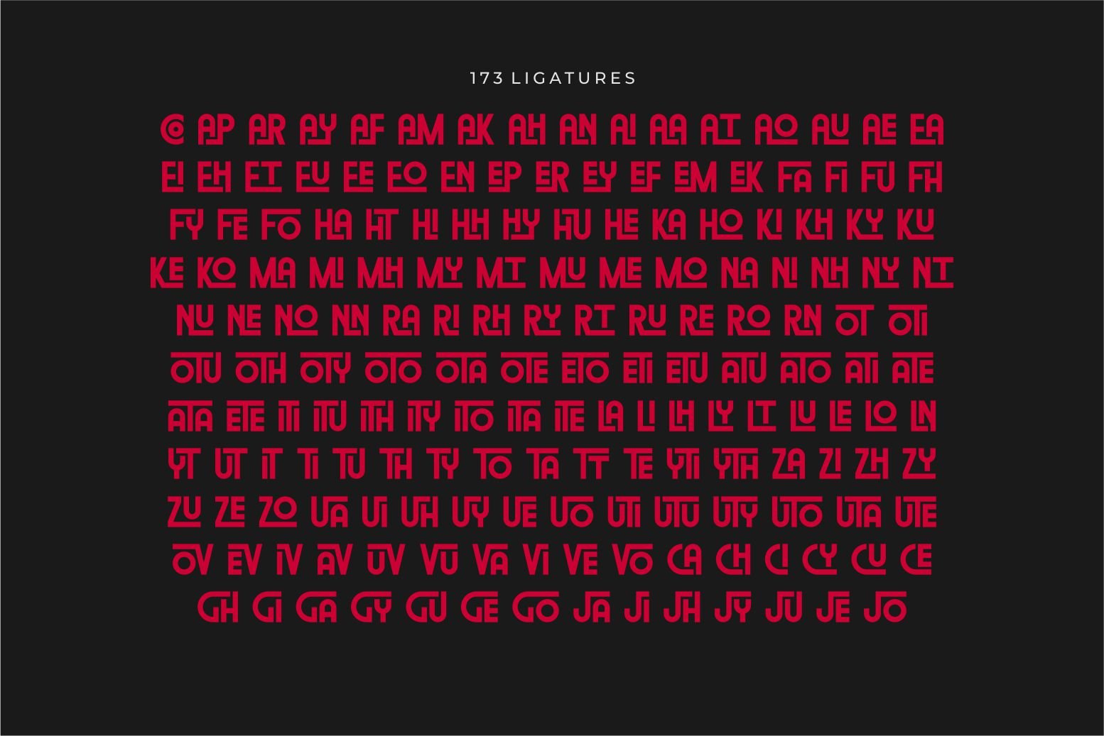 Therilo - Sans Serif Monogram Font — image 13